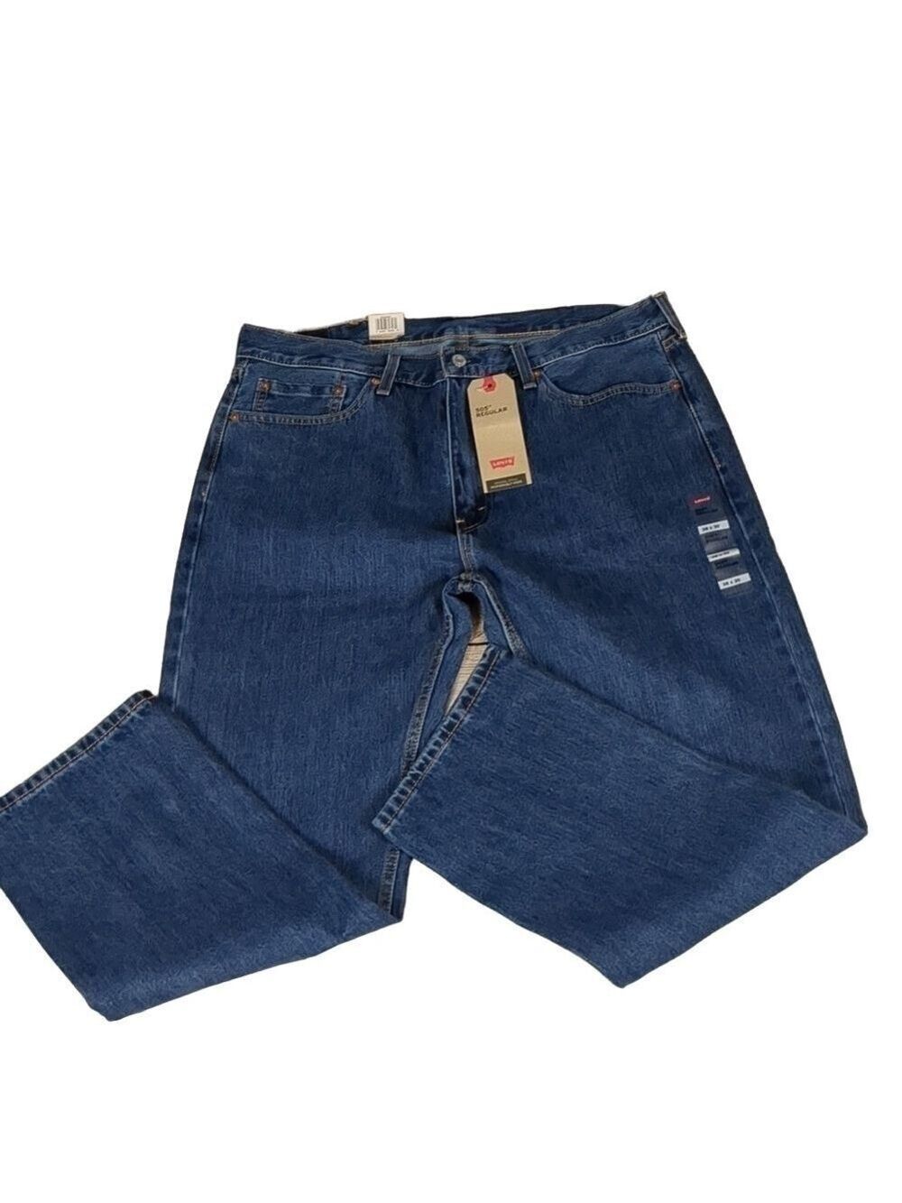 Levi's 505 regular straight leg jeans size 38x30